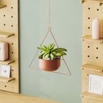 Casa si Gradina - Gradinarit si plante - Plante si ghivece - Ghivece si suporturi - Ghiveci decorativ, Aberto Design, metal, cupru, 35x17x40 cm - Infinity.ro