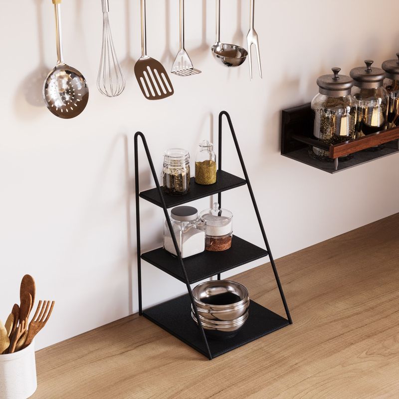 Casa si Gradina - Decoratiuni - Obiecte decorative - Accesorii decorative - Accesoriu decorativ, Aberto Design, metal, negru, 16x17x30.5 cm - Infinity.ro