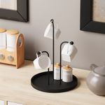 Casa si Gradina - Decoratiuni - Obiecte decorative - Accesorii decorative - Accesoriu decorativ, Aberto Design, metal, negru, 20.5x27 cm - Infinity.ro