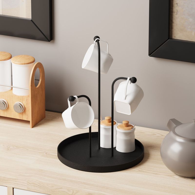 Casa si Gradina - Decoratiuni - Obiecte decorative - Accesorii decorative - Accesoriu decorativ, Aberto Design, metal, negru, 20.5x27 cm - Infinity.ro