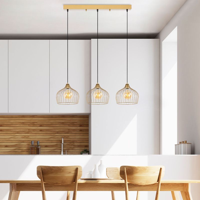 Casa si Gradina - Corpuri si surse de iluminat - Lustre si pendule - Candelabru, Opviq, metal, auriu lucios, 102x30x121 cm - Infinity.ro