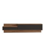 Casa si Gradina - Mobilier - Comode si corpuri - Console - Comoda tv, Hanah Home, pal melaminat, pin atlantic si antracit, 160x35x35 cm - Infinity.ro