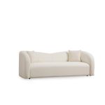 Casa si Gradina - Mobilier - Canapele si coltare - Canapele - Canapea 3 locuri, Hanah Home, lemn fag si pal, crem, 225x76x75 cm - Infinity.ro