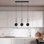 Casa si Gradina - Corpuri si surse de iluminat - Lustre si pendule - Candelabru, Opviq, metal, negru, 62x15x134 cm - Infinity.ro