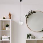 Casa si Gradina - Corpuri si surse de iluminat - Lustre si pendule - Candelabru, Opviq, metal, negru, 15x15x115 cm, inaltime reglabila - Infinity.ro