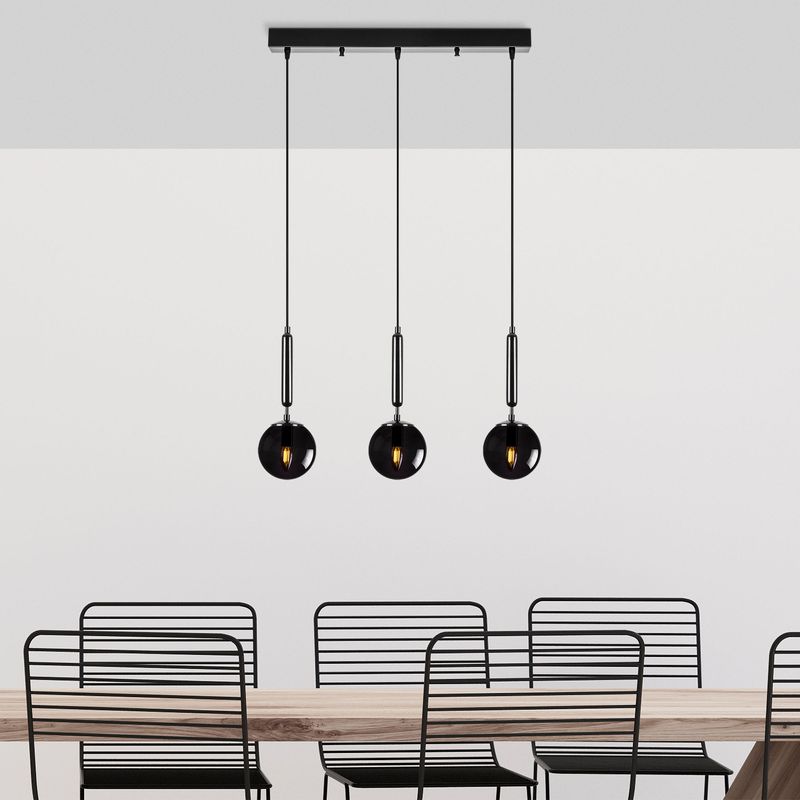 Casa si Gradina - Corpuri si surse de iluminat - Lustre si pendule - Candelabru, Opviq, metal, negru, 62x15x134 cm - Infinity.ro