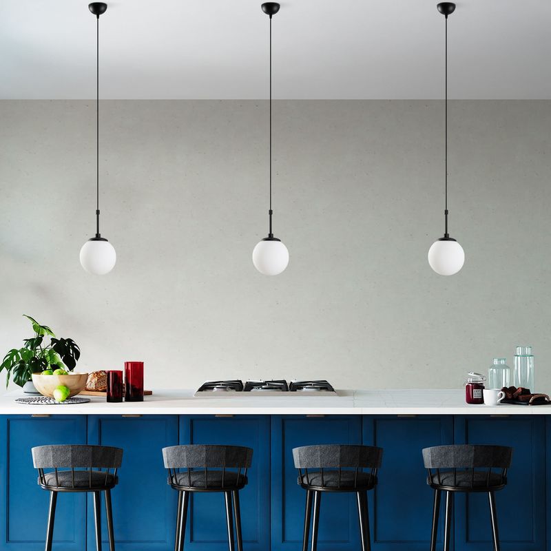 Casa si Gradina - Corpuri si surse de iluminat - Lustre si pendule - Candelabru, Opviq, metal, negru, 15x15x115 cm, inaltime reglabila - Infinity.ro