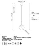 Casa si Gradina - Corpuri si surse de iluminat - Lustre si pendule - Candelabru, Opviq, metal, negru, 15x15x115 cm, inaltime reglabila - Infinity.ro