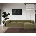 Casa si Gradina - Mobilier - Canapele si coltare - Coltare - Coltar, Hanah Home, in, verde, 296x185x66 cm - Infinity.ro