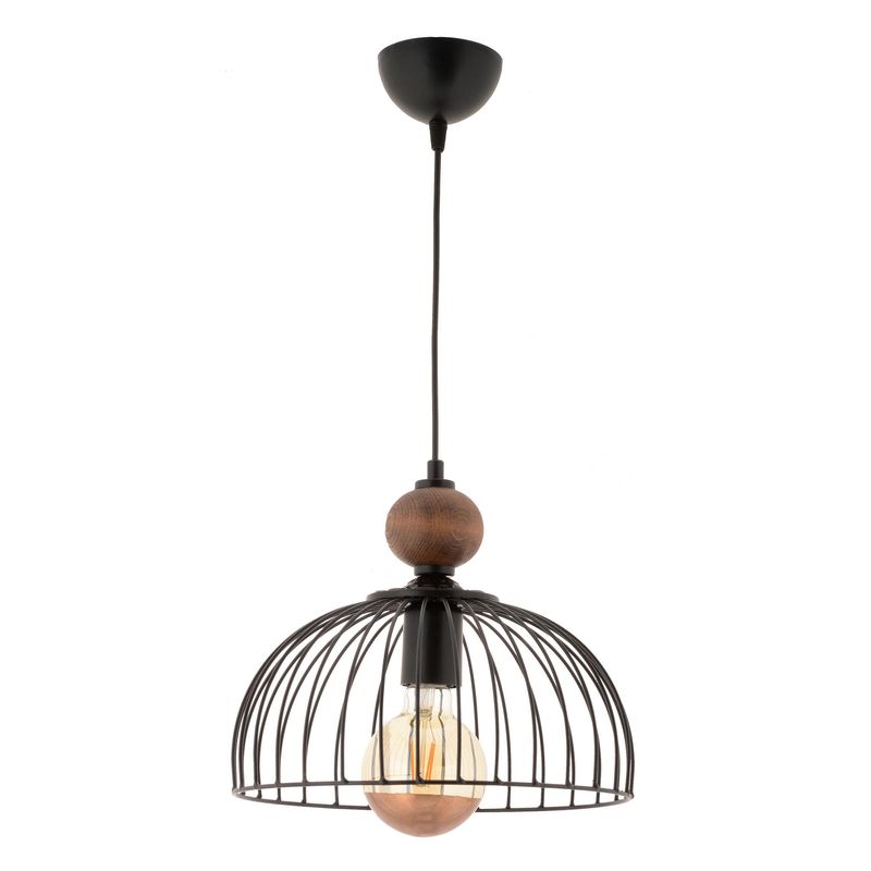 Casa si Gradina - Corpuri si surse de iluminat - Lustre si pendule - Candelabru, Opviq, metal, negru si natural, 60 cm - Infinity.ro