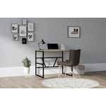 Casa si Gradina - Mobilier - Mese si birouri - Birouri - Birou, Hanah Home, pal melaminat, stejar safir, 90x74x60 cm - Infinity.ro