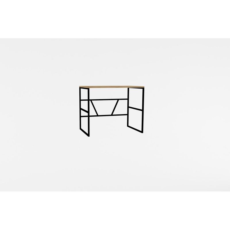 Casa si Gradina - Mobilier - Mese si birouri - Birouri - Birou, Hanah Home, pal melaminat, stejar safir, 90x74x60 cm - Infinity.ro