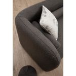 Casa si Gradina - Mobilier - Canapele si coltare - Canapele - Canapea 3 locuri, Hanah Home, poliester, gri, 228x74x90 cm - Infinity.ro