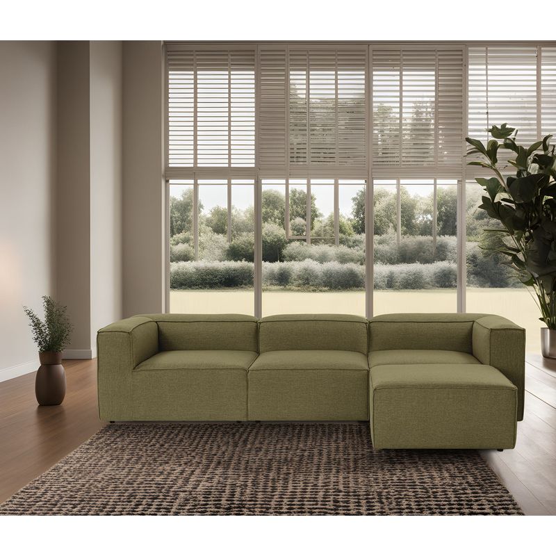 Casa si Gradina - Mobilier - Canapele si coltare - Coltare - Coltar, Hanah Home, in, verde, 296x185x66 cm - Infinity.ro