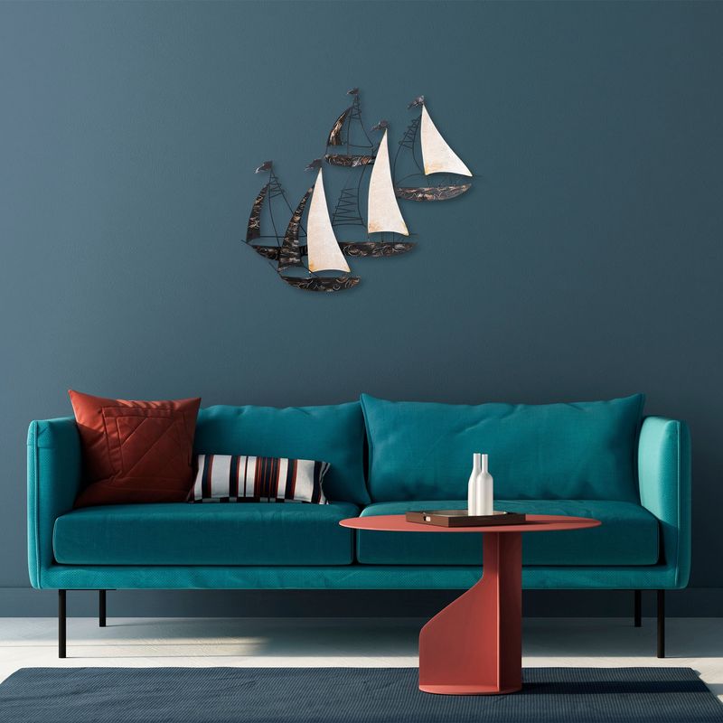 Casa si Gradina - Decoratiuni - Decoratiuni perete - Accesoriu decorativ de perete, Wallxpert, metal, multicolor, 90x74x8 cm - Infinity.ro