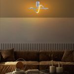 Casa si Gradina - Corpuri si surse de iluminat - Lustre si pendule - Candelabru, Opviq, metal, gri, 41x25x16 cm, led 11w - Infinity.ro