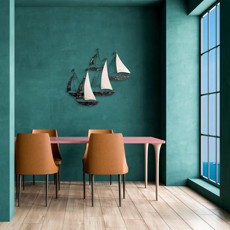 Casa si Gradina - Decoratiuni - Decoratiuni perete - Accesoriu decorativ de perete, Wallxpert, metal, multicolor, 90x74x8 cm - Infinity.ro