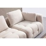 Casa si Gradina - Mobilier - Canapele si coltare - Coltare - Coltar, Atelier Del Sofa, lemn fag si pal, bej, 180x120x65 cm - Infinity.ro