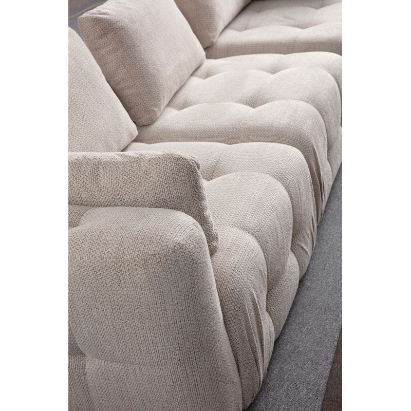 Casa si Gradina - Mobilier - Canapele si coltare - Coltare - Coltar, Atelier Del Sofa, lemn fag si pal, bej, 180x120x65 cm - Infinity.ro
