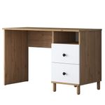 Casa si Gradina - Mobilier - Mese si birouri - Birouri - Birou, Hanah Home, pal melaminat, nuc alb, 120x50x73.8 cm - Infinity.ro