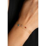 Fashion, accesorii si bijuterii - Femei - Bijuterii femei - Bratari femei - Bratara, Heliophilia, argint 925, auriu, 21 cm, zirconiu - Infinity.ro