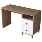 Casa si Gradina - Mobilier - Mese si birouri - Birouri - Birou, Hanah Home, pal melaminat, nuc alb, 120x50x73.8 cm - Infinity.ro