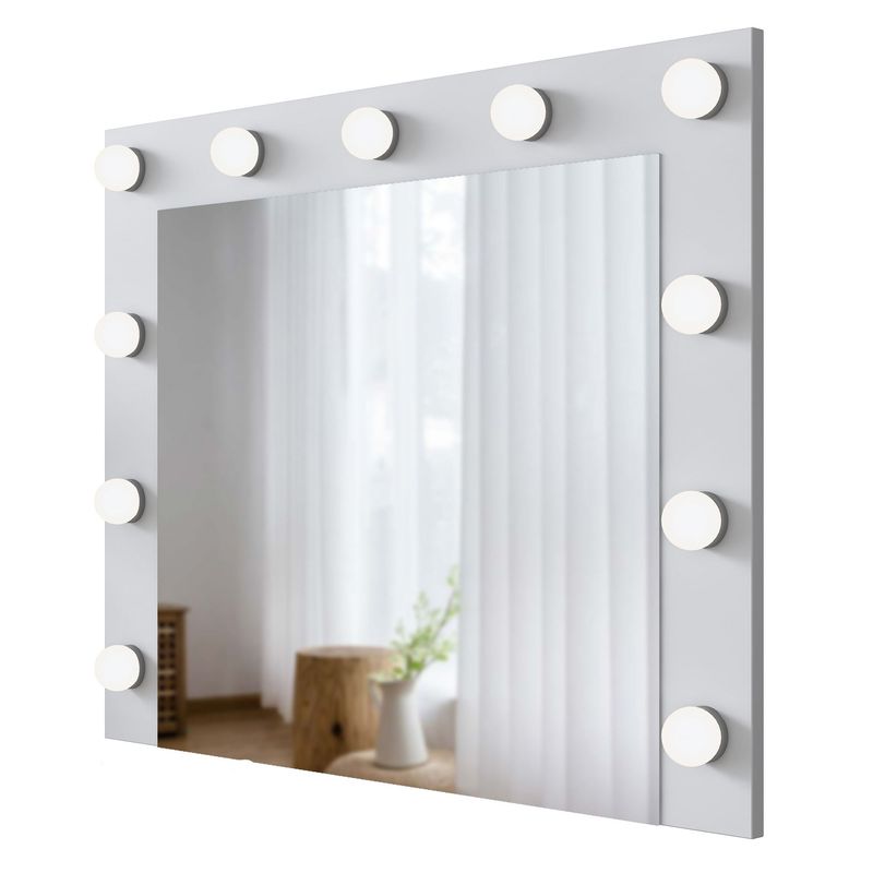Casa si Gradina - Decoratiuni - Oglinzi - Oglinda decorativa, Hanah Home, pal melaminat, alb, 90x71.8x15 cm - Infinity.ro