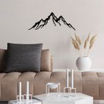 Casa si Gradina - Decoratiuni - Decoratiuni perete - Accesoriu decorativ de perete, Wallxpert, metal, negru, 52x20 cm - Infinity.ro