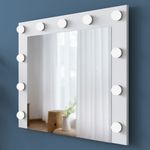 Casa si Gradina - Decoratiuni - Oglinzi - Oglinda decorativa, Hanah Home, pal melaminat, alb, 90x71.8x15 cm - Infinity.ro