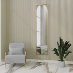 Casa si Gradina - Decoratiuni - Oglinzi - Oglinda, Hanah Home, mdf, auriu, 40x167 cm - Infinity.ro