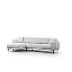 Casa si Gradina - Mobilier - Canapele si coltare - Coltare - Coltar extensibil, Hanah Home, lemn fag si pal, bej, 287x169x96 cm - Infinity.ro