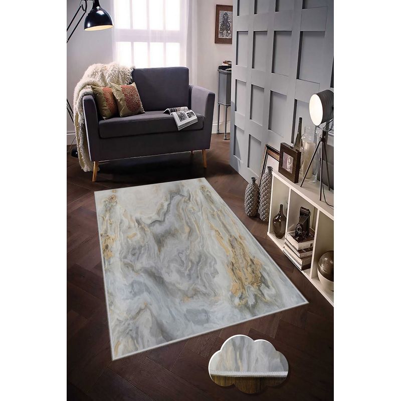 Casa si Gradina - Textile si covoare - Covoare - Covoare casa - Covor de hol, Conceptum Hypnose, multicolor, 80x200 cm, 100% poliester, antiderapant, 571HFT2494 - Infinity.ro