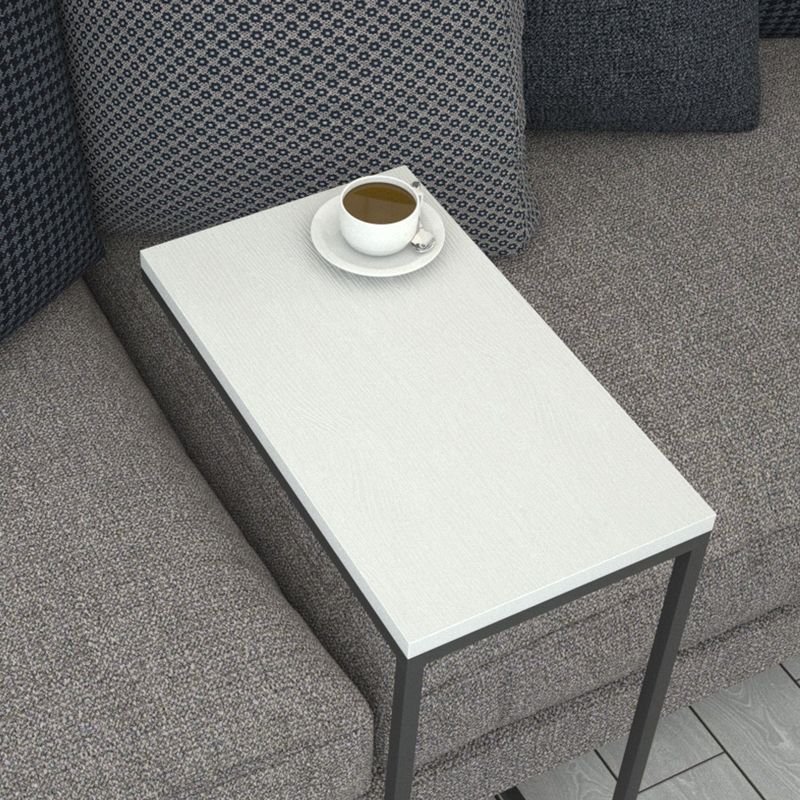 Casa si Gradina - Mobilier - Mese si birouri - Mese living - Masuta laterala, Hanah Home, pal melaminat, alb, 46x26x62 cm - Infinity.ro