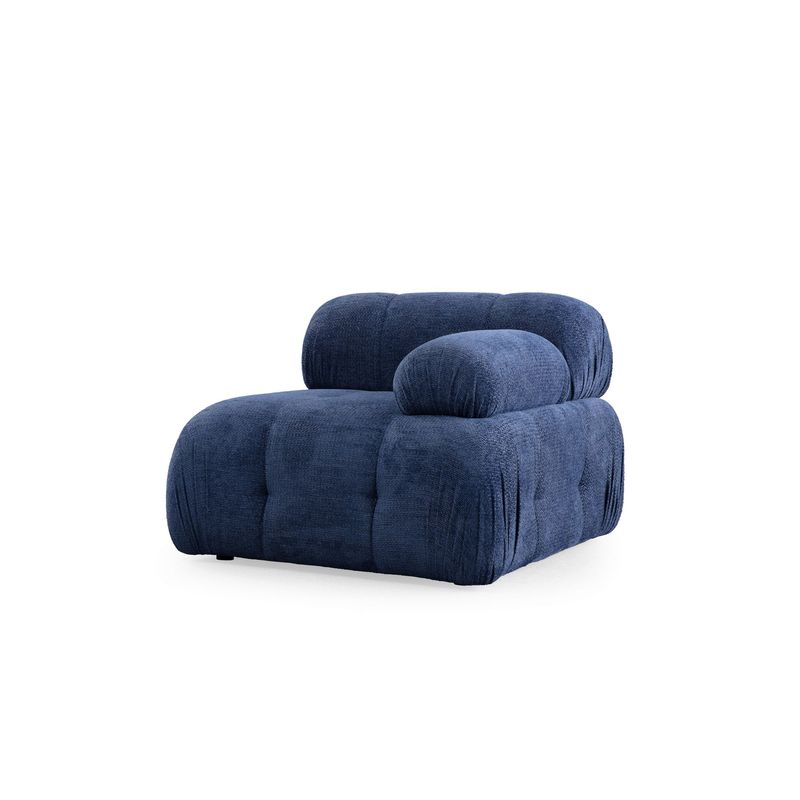 Casa si Gradina - Mobilier - Canapele si coltare - Canapele - Canapea 3 locuri, Atelier Del Sofa, 100% poliester, albastru inchis, 290x95x75 cm - Infinity.ro