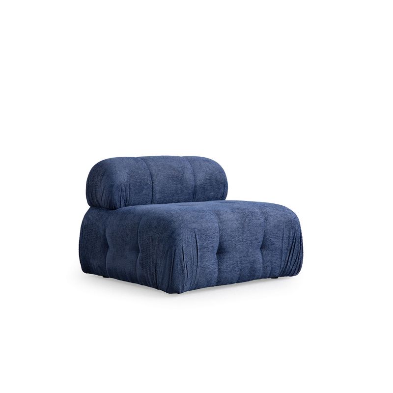 Casa si Gradina - Mobilier - Canapele si coltare - Canapele - Canapea 3 locuri, Atelier Del Sofa, 100% poliester, albastru inchis, 290x95x75 cm - Infinity.ro