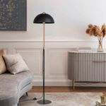Casa si Gradina - Corpuri si surse de iluminat - Veioze si lampi - Lampadare - Lampadar, Opviq, metal, negru, 147 cm - Infinity.ro