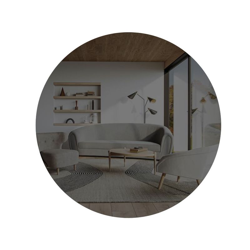Casa si Gradina - Mobilier - Mobilier baie - Oglinzi baie - Oglinda baie, Hanah Home, mdf, gri inchis si argintiu, 70x70x2.2 cm - Infinity.ro