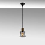 Casa si Gradina - Corpuri si surse de iluminat - Lustre si pendule - Lustra, Opviq, metal, negru antic, 16x16x29 cm, inaltime reglabila - Infinity.ro