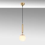 Casa si Gradina - Corpuri si surse de iluminat - Lustre si pendule - Lustra, Opviq, metal, auriu, 15x15x49 cm, inaltime maxima 139 cm - Infinity.ro