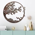 Casa si Gradina - Decoratiuni - Decoratiuni perete - Accesoriu decorativ de perete, Wallxpert, metal, antichizat, 66x68 cm - Infinity.ro