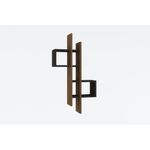 Casa si Gradina - Mobilier - Biblioteci si rafturi - Etajere - Etajera de perete, Hanah Home, pal melaminat, stejar si antracit, 53.8x19.6x108 cm - Infinity.ro