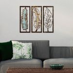 Casa si Gradina - Decoratiuni - Decoratiuni perete - Accesoriu decorativ de perete, Wallxpert, metal, multicolor, 55x22x1.5 cm - Infinity.ro