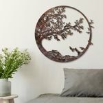 Casa si Gradina - Decoratiuni - Decoratiuni perete - Accesoriu decorativ de perete, Wallxpert, metal, antichizat, 66x68 cm - Infinity.ro