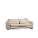 Casa si Gradina - Mobilier - Canapele si coltare - Canapele - Canapea 3 locuri, Hanah Home, lemn de fag, crem, 215x97x73 cm - Infinity.ro