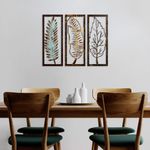 Casa si Gradina - Decoratiuni - Decoratiuni perete - Accesoriu decorativ de perete, Wallxpert, metal, multicolor, 55x22x1.5 cm - Infinity.ro