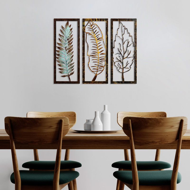 Casa si Gradina - Decoratiuni - Decoratiuni perete - Accesoriu decorativ de perete, Wallxpert, metal, multicolor, 55x22x1.5 cm - Infinity.ro