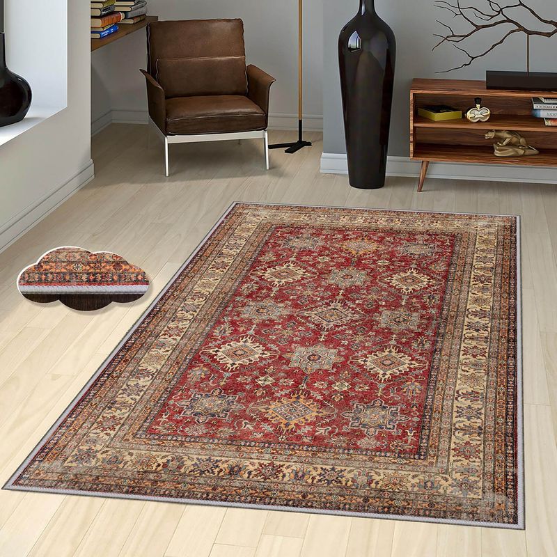 Casa si Gradina - Textile si covoare - Covoare - Covoare casa - Covor, Conceptum Hypnose, multicolor, 80x120 cm, 100% poliester, antiderapant, 368HFT1414 - Infinity.ro