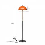Casa si Gradina - Corpuri si surse de iluminat - Veioze si lampi - Lampadare - Lampadar, Opviq, metal, portocaliu, 147 cm - Infinity.ro