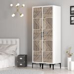 Casa si Gradina - Mobilier - Dulapuri si sifoniere - Dulapuri - Dulap, Hanah Home, pal melaminat, alb, 80x47.5x201.4 cm, 845HCT5443 - Infinity.ro