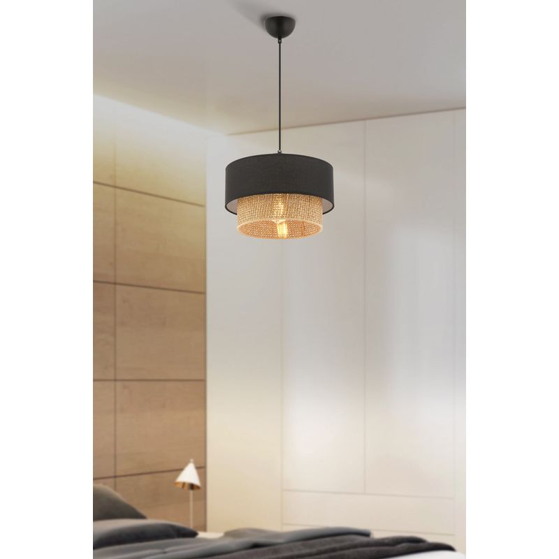 Casa si Gradina - Corpuri si surse de iluminat - Lustre si pendule - Candelabru, Opviq, metal, bej negru, 30x30x65 cm, 390FLH2500 - Infinity.ro